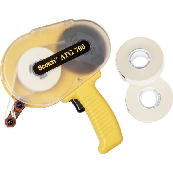 3M Förpackningsbanddispenser ATG 700 Gul Rullbredd (max.): 19 mm Rullängd (max.) 55 m