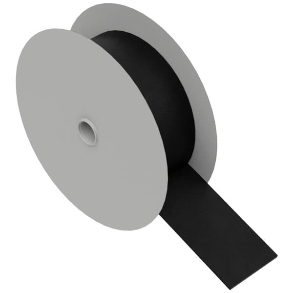 Hebotec 11-KE30005FRT Kardborreband för paketering Statisk del och fleecedel (L x B) 5000 mm x 30 mm Svart 5 m