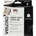 Miniatyrbild 1 av 2: VELCRO® VEL-EC60245 Kardborreband för fastlimning Statisk del och fleecedel, Extra stark (L x B) 2500 mm x 50 mm Svart