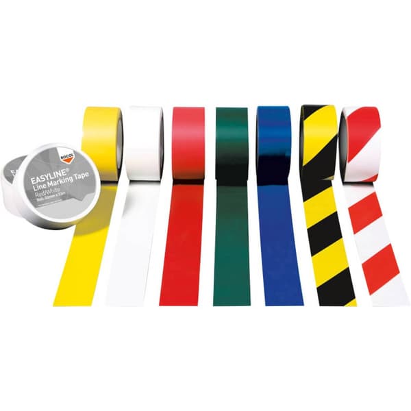Rocol RS56005 RS56005 Markeringstejp EasyTape™ Svart, Gul (L x B) 33 m x 50 mm 1 st
