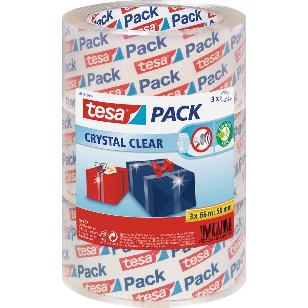 tesa ULTRA STRONG 57831-00000-01 Packtejp tesapack® Klar (L x B) 66 m x 50 mm 3 st