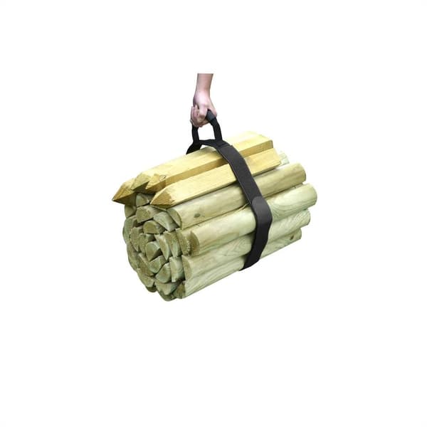 VELCRO® VEL-EC60326 Kardborreband med bälte Statisk del och fleecedel (L x B) 1800 mm x 50 mm Svart 1 st