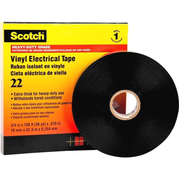 Scotch SCOTCH22-50X33 Isoleringstejp Scotch® Svart (L x B) 33 m x 50 mm 1 st