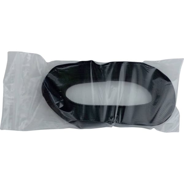 TRU COMPONENTS 697-330-Bag Kardborreband för paketering Statisk del och fleecedel (L x B) 5000 mm x 20 mm Svart 5 m