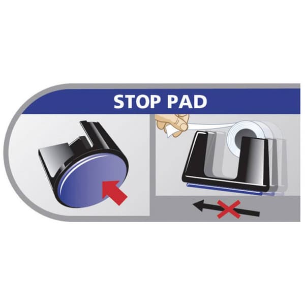 tesa 53903-00000-01 Bordsdispenser tesa Easy Cut® Svart 1 st
