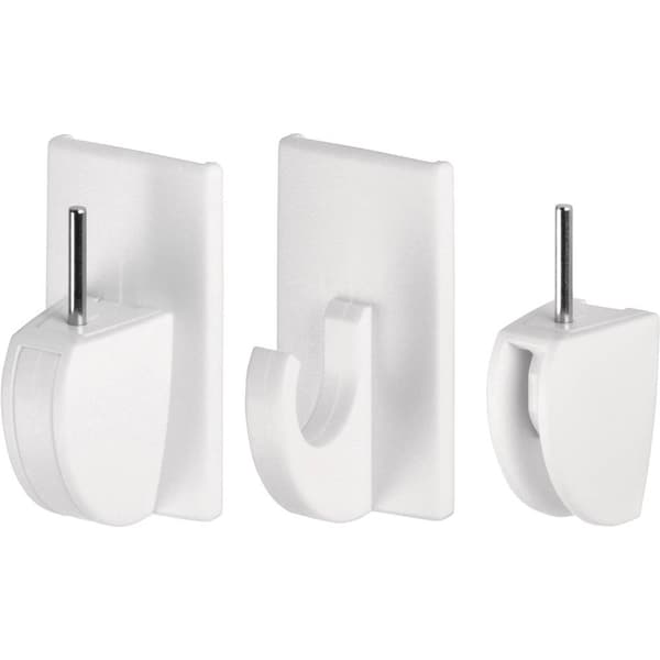 tesa POWERSTRIPS® Vario gardinkrokar Vit
