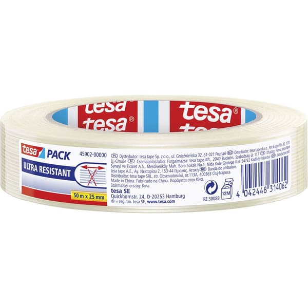 tesa ULTRA RESISTANT 45902-00000-00 Filamentband tesapack® Transparent (L x B) 50 m x 25 mm 1 st