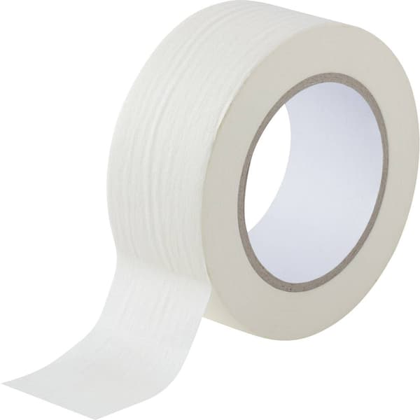 TOOLCRAFT 93038c190 93038c190 Maskeringstejp Vit (L x B) 50 m x 50 mm 1 st