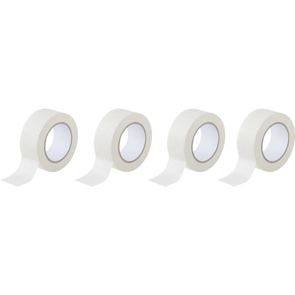 TOOLCRAFT 93038c191 93038c191 Maskeringstejp Vit (L x B) 50 m x 50 mm 4 st