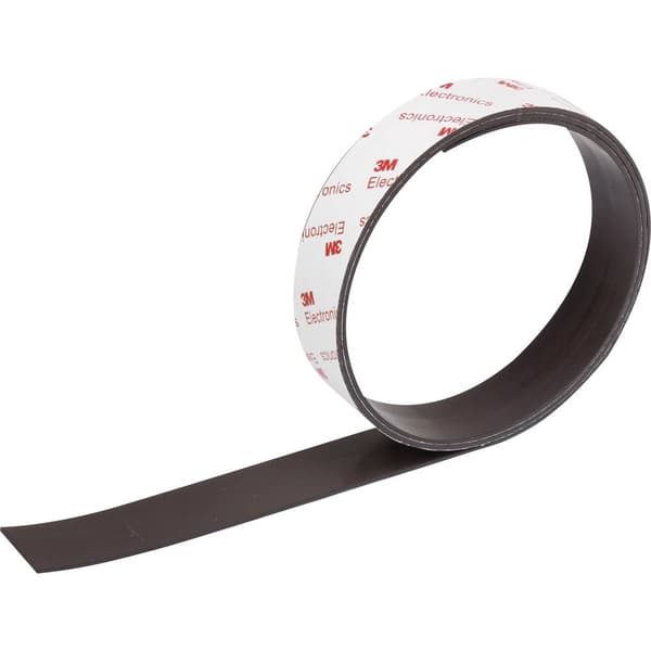 TOOLCRAFT 92013c159 Magnettejp Antracit (L x B) 1 m x 25 mm 1 st