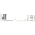 Miniatyrbild 4 av 4: Leitz Tejpdispenser WOW Duo Colour Vit, Grå Rullbredd (max.): 19 mm Rullängd (max.) 33 m