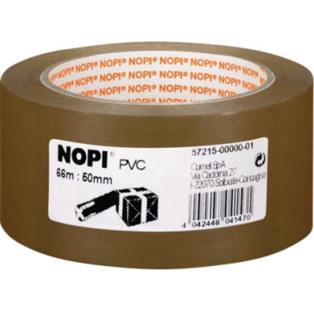 Nopi 57215-00000 Packtejp Nopi® Brun (L x B) 66 m x 50 mm 1 st