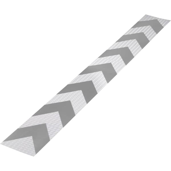 Varningstejp Toolcraft RTS silver, röd (L x B) 1 m x 115 mm Innehåll: 1 st.