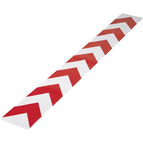 Varningstejp Toolcraft RTS röd (L x B) 1 m x 115 mm Innehåll: 1 st.
