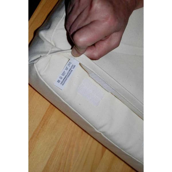 TRU COMPONENTS 680-330-Bag Kardborreband för att sy fast Statisk del och fleecedel Svart 1 par