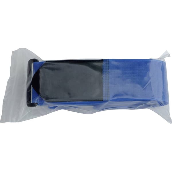 TRU COMPONENTS 922-0426-Bag Kardborreband-bagageband med bälte Statisk del och fleecedel Blå 1 st