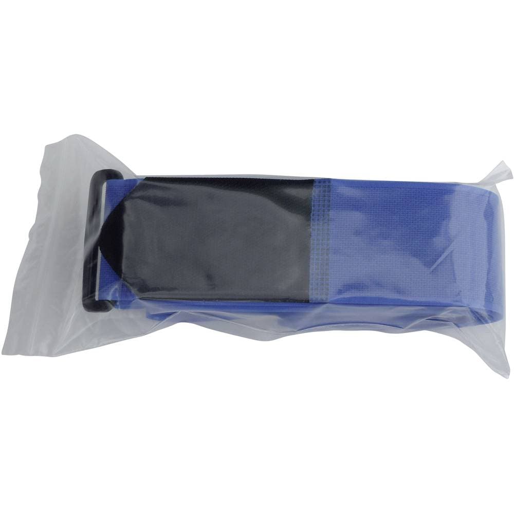 Kardborreband-bagageband med bälte Statisk del och fleecedel Blå TRU COMPONENTS 922-0426-Bag 1 st