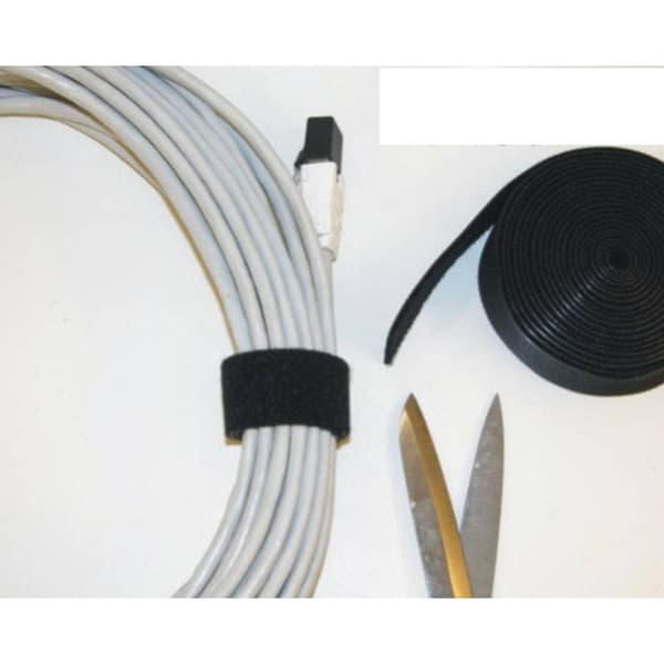 TRU COMPONENTS 910-650-Bag Kardborreband för paketering Statisk del och fleecedel (L x B) 1000 mm x 20 mm Grön 1 m