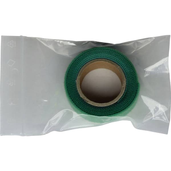TRU COMPONENTS 910-650-Bag Kardborreband för paketering Statisk del och fleecedel (L x B) 1000 mm x 20 mm Grön 1 m