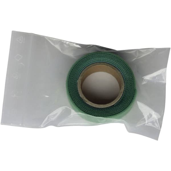 TRU COMPONENTS 910-650-Bag Kardborreband för paketering Statisk del och fleecedel (L x B) 1000 mm x 20 mm Grön 1 m