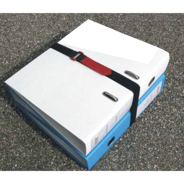 TRU COMPONENTS 689-330-Bag Kardborreband med bälte Statisk del och fleecedel (L x B) 900 mm x 25 mm 2 st