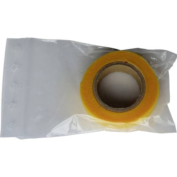 TRU COMPONENTS 910-750-Bag Kardborreband för paketering Statisk del och fleecedel (L x B) 1000 mm x 20 mm Gul 1 m
