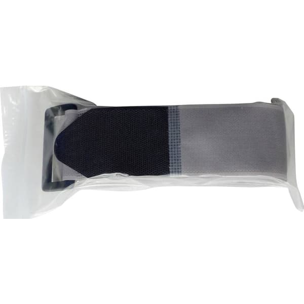 TRU COMPONENTS 922-0822-Bag Kardborreband-bagageband med bälte Statisk del och fleecedel Grå 1 st