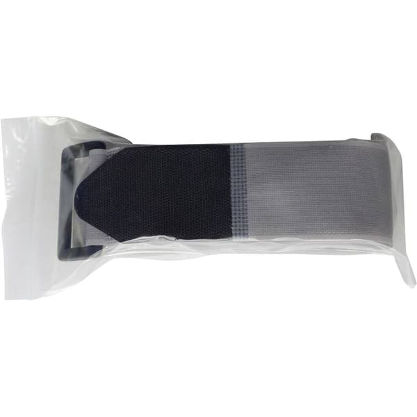 TRU COMPONENTS 922-0822-Bag Kardborreband-bagageband med bälte Statisk del och fleecedel Grå 1 st