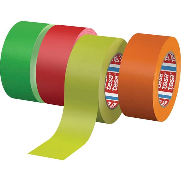 tesa 04671-00052-10 Tygtejp tesaband® 4671 Neongrön (L x B) 25 m x 19 mm 1 st