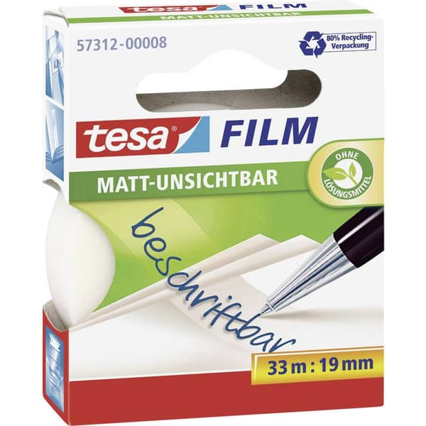 tesa 57312-00008-02 tesafilm Invisible Transparent (L x B) 33 m x 19 mm 1 st