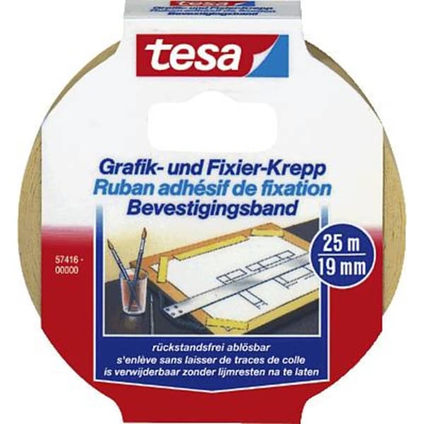 tesa 57416-00000-02 Maskeringstejp (L x B) 25 m x 19 mm 1 st