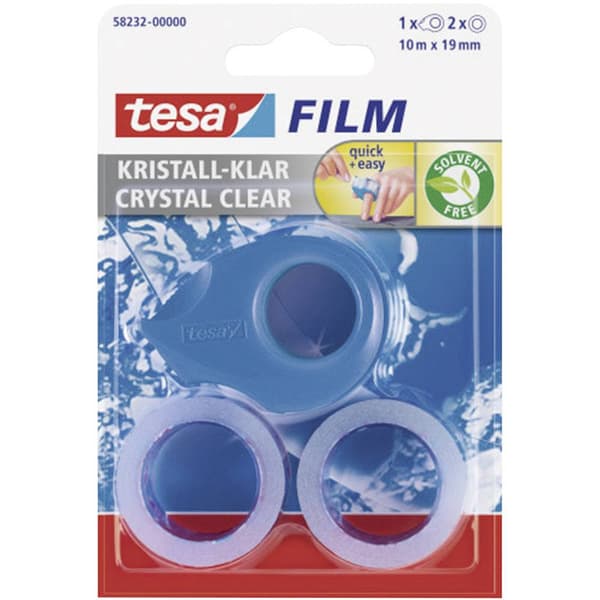 tesa Tejpdispenser 58232-00 Blå, Rosa, Vit Rullbredd (max.): 19 mm Rullängd (max.) 10 m