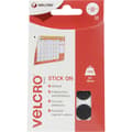 Miniatyrbild 1 av 2: VELCRO® VEL-EC60228 Kardborreband-punkter för fastlimning Statisk del och fleecedel (Ø) 16 mm Svart 16 par