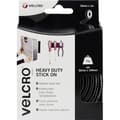Miniatyrbild 1 av 2: VELCRO® VEL-EC60241 Kardborreband för fastlimning Statisk del och fleecedel, Extra stark (L x B) 1000 mm x 50 mm Svart