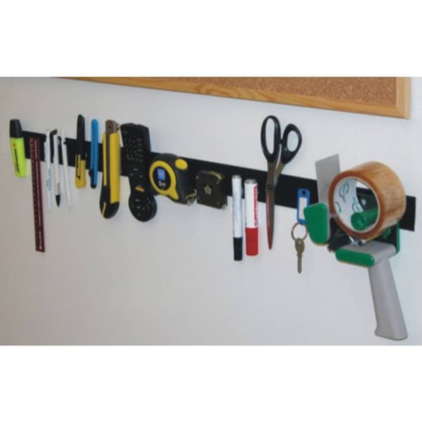 FASTECH® 919-330 Kardborreband för fastlimning Statisk del och fleecedel (L x B) 2000 mm x 25 mm Svart 1 par