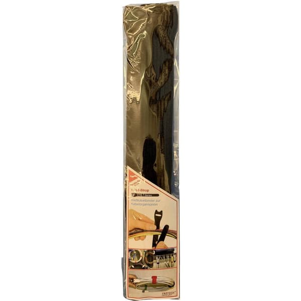 FASTECH® E1-4-330-B10 Kardborreband-bundtband för paketering Statisk del och fleecedel (L x B) 304 mm x 16 mm Svart 10