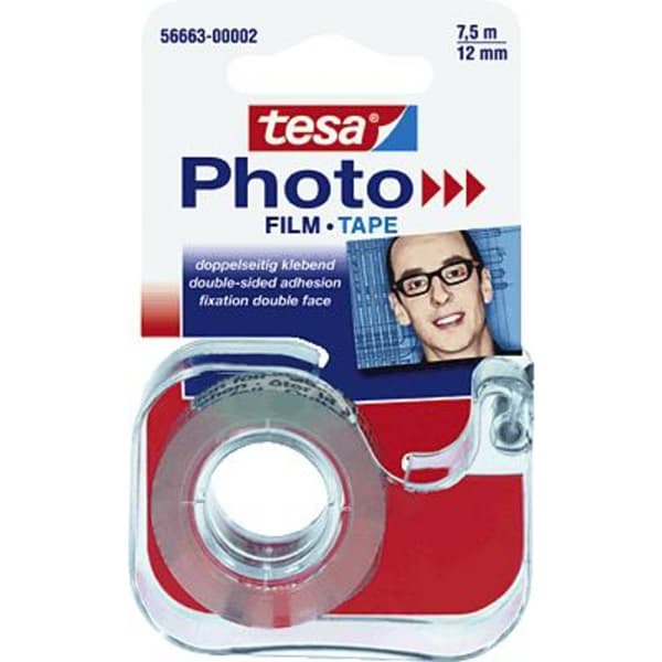 tesa Photo Tesa fotofilm i packtejpshållare / 56663-00002-00 7,5 mx12mm Transparent