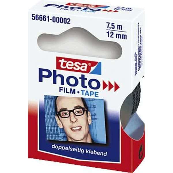 tesa Photo® Tesa fotofilm reservrulle / 56661-00002-00 7,5 mx12mm Transparent