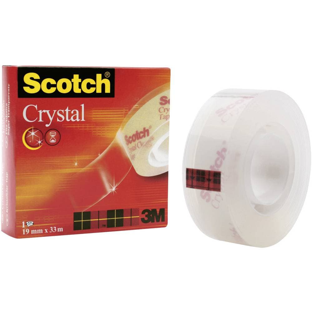 3M FT-5100-3060-2 C6001933 Tejp Scotch® Crystal Clear 600 Transparent (L x B) 33 m x 19 mm 1 st