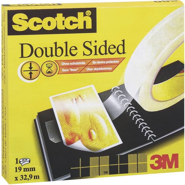 Scotch D6651222 D6651222 Dubbelsidiga tejp Scotch® 665 Transparent (L x B) 22.8 m x 12.5 mm 1 st