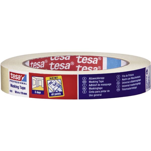 tesa 04323-00009-00 Maskeringstejp tesa® Professional Beige (L x B) 50 m x 30 mm 1 st