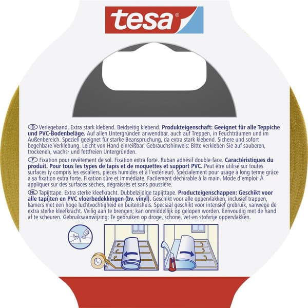 tesa EXTRA STRONG 05686-00018-11 Maskeringstejp Orange (L x B) 10 m x 50 mm 1 st