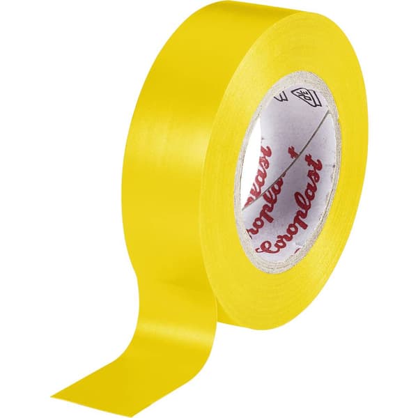 Coroplast 302 302-25-YE Isoleringstejp Gul (L x B) 25 m x 15 mm 1 st