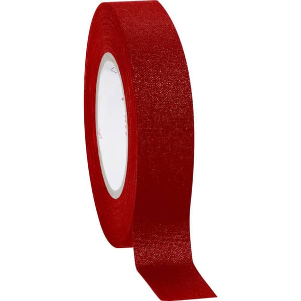 Coroplast 39756 39756 Tygtejp Röd (L x B) 10 m x 19 mm 1 st