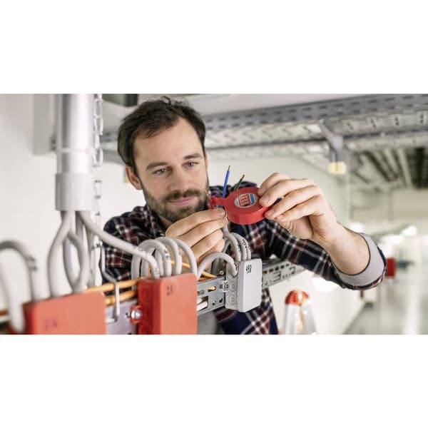 tesa 53988-00135-00 Isoleringstejp tesa® Professional Brun, Grön, Gul, Vit, Grå, Blå, Röd, Svart, Svart (L x B) 10 m x
