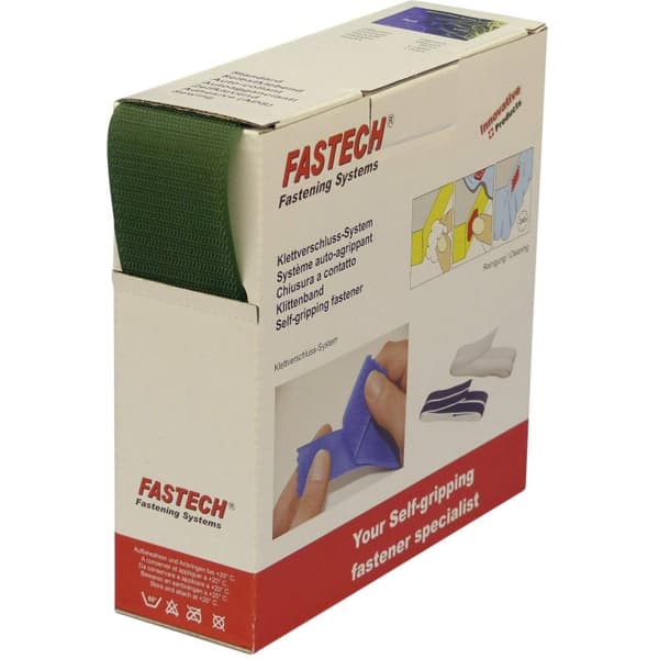 FASTECH® B50-STD-H-033510 Kardborreband för att sy fast Statisk del (L x B) 10 m x 50 mm Grön 10 m