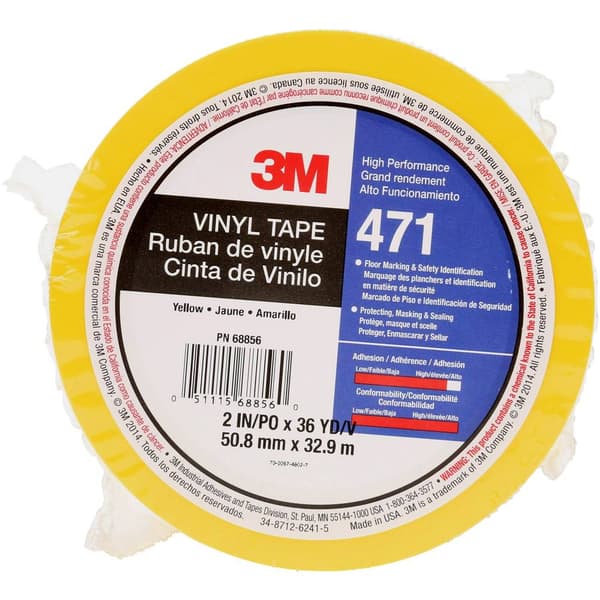 3M 471G50IW PVC-tejp Gul (L x B) 33 m x 50 mm 1 st