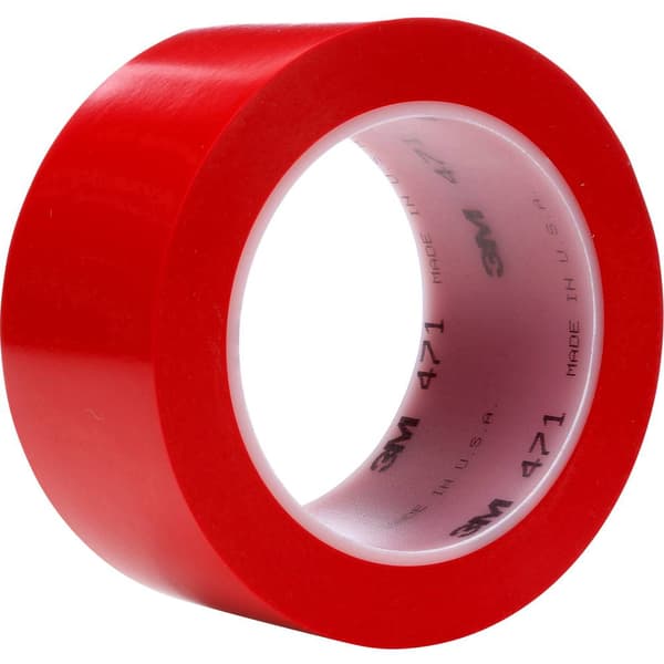 3M 471F 471R50 PVC-tejp Röd (L x B) 33 m x 50 mm 1 st