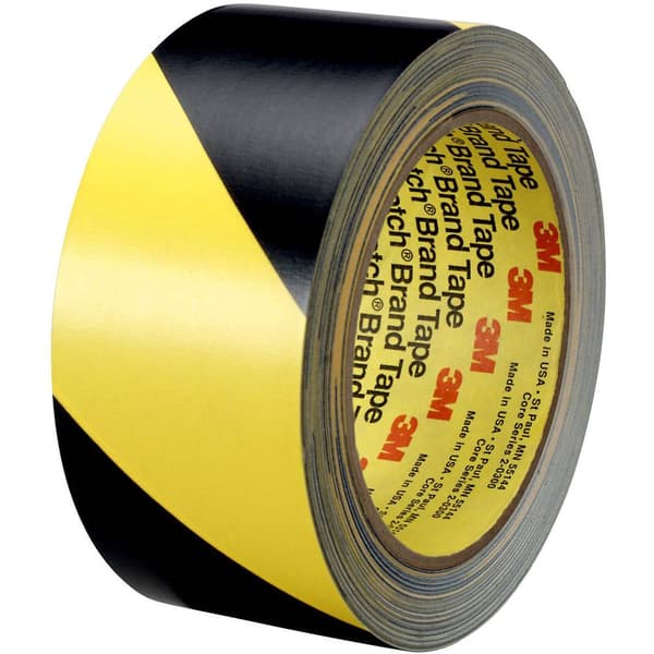3M 5702101 Faromarkeringstejp Gul/svart (L x B) 33 m x 10 cm 1 st