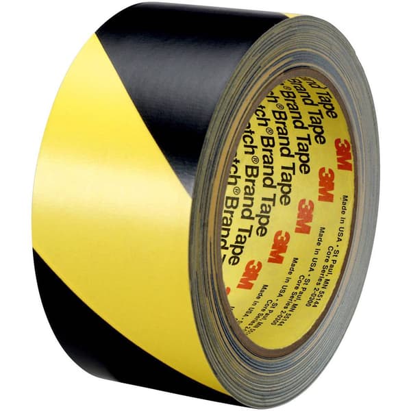 3M 5702101 Faromarkeringstejp Gul/svart (L x B) 33 m x 10 cm 1 st